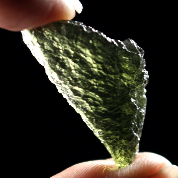 Moldavite Tektite Meteorite Crystal Mineral Specimen