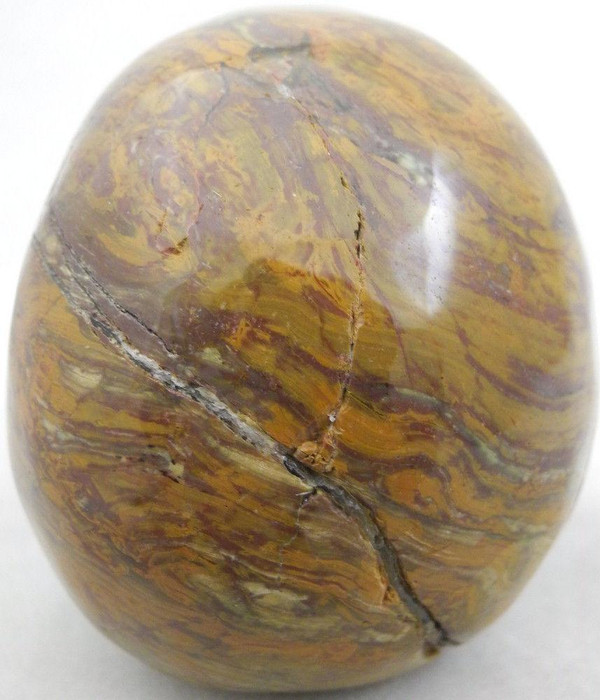 Raven's Hand Carved Kaleidoscope Jasper Crystal Skull