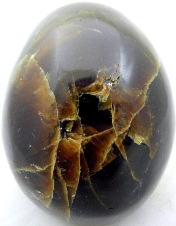 Raven's Carved Classic Style Amber Crystal Skull