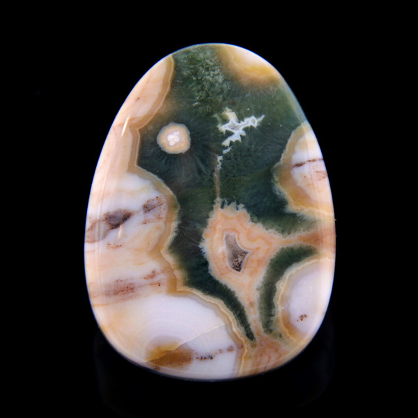 Ocean Jasper Gemstone Pendant Bead