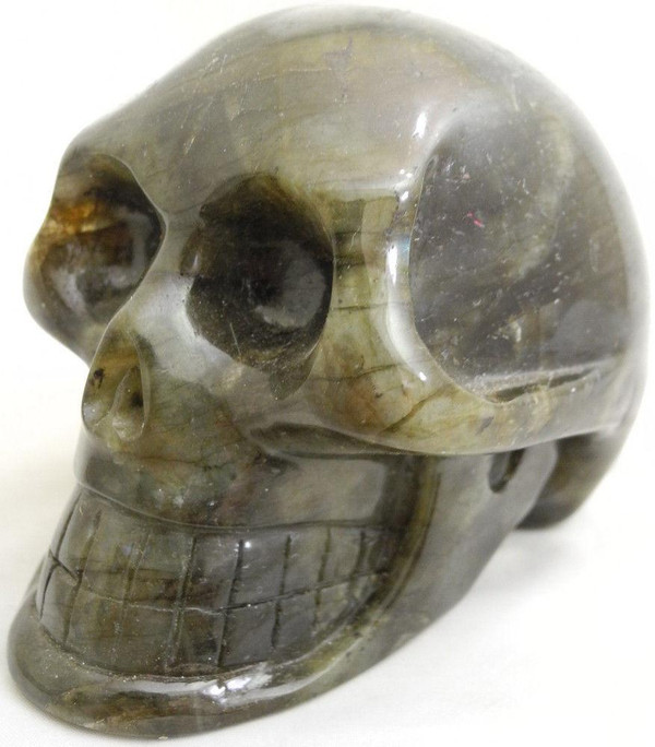 Raven's Colorful Labradorite  Crystal Skull