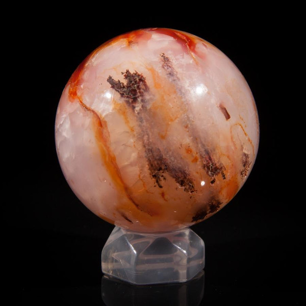 Carnelian Sphere Gemstone Crystal Ball