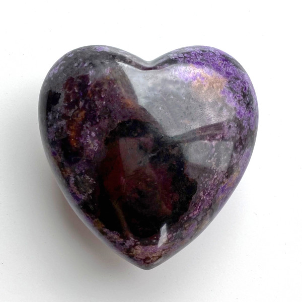 Super Fine Purple Sugilite Heart XXL