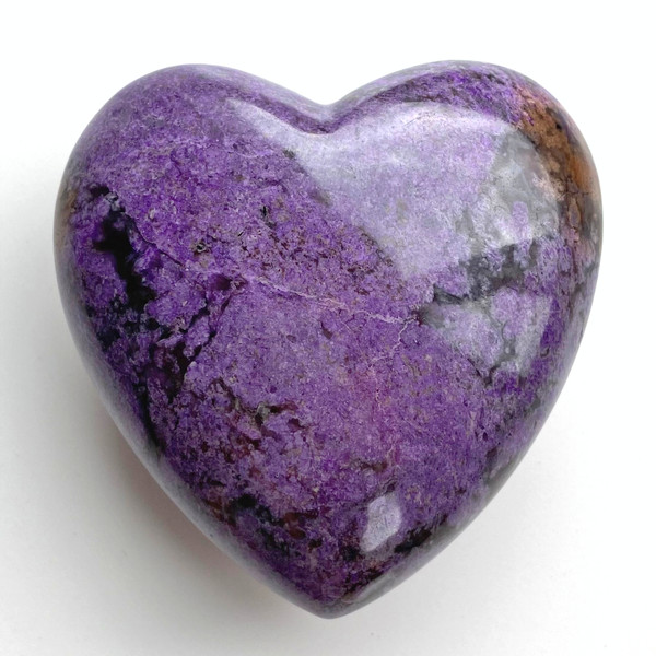 Super Fine Purple Sugilite Heart XXL