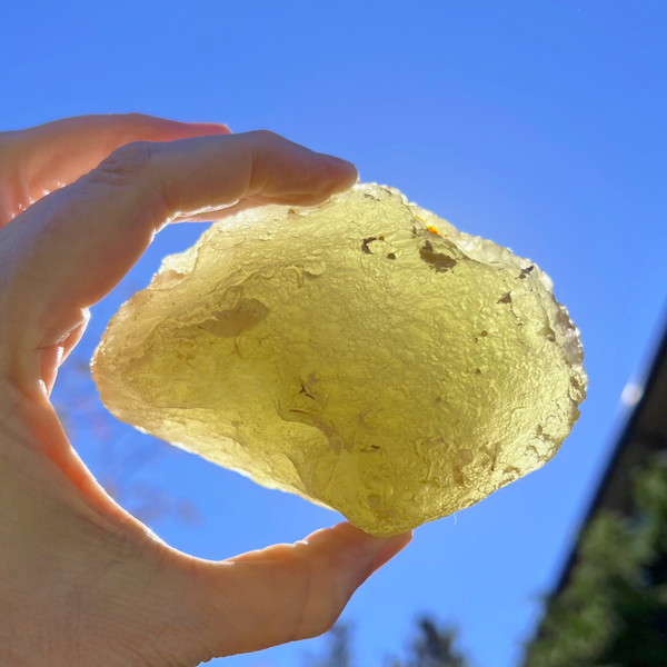 Ultra Rare Libyan Desert Glass Museum Quality Mineral Specimen