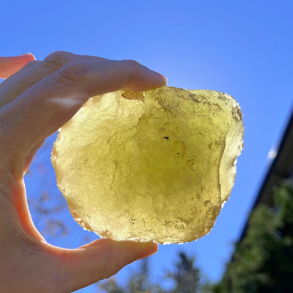 Ultra Rare Libyan Desert Glass Museum Quality Mineral Specimen