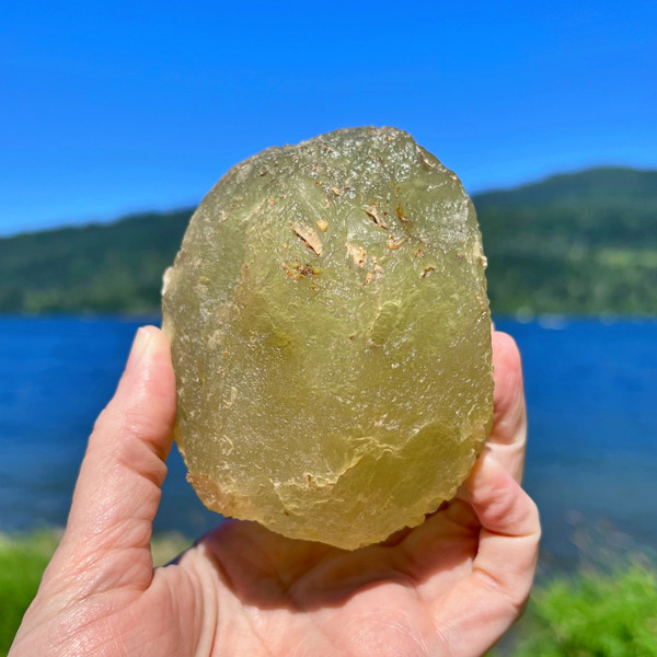 Ultra Rare Libyan Desert Glass Museum Quality Mineral Specimen