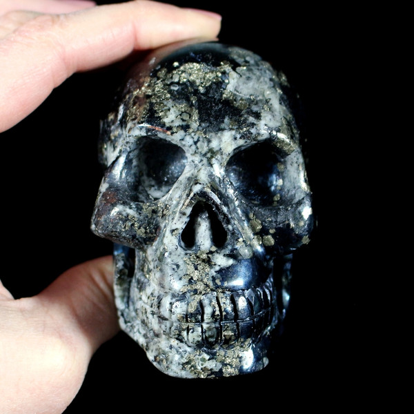 Covellite Crystal Skull 3.25" ~ Butte Montana USA