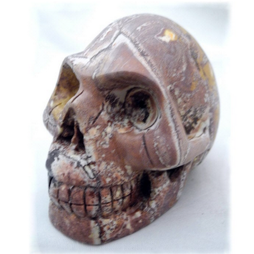 Raven's Carved 3" Sonoran Dendritic Agate Crystal Skull
