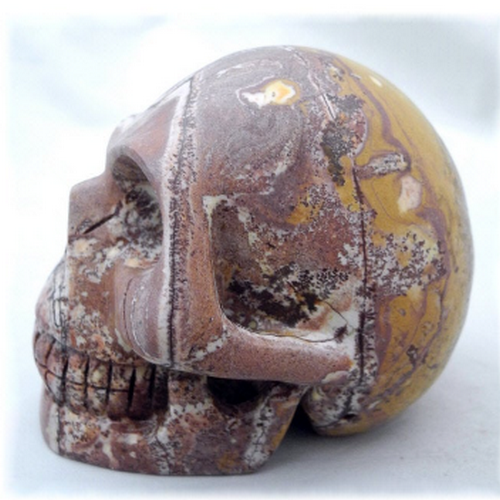 Raven's Carved 3" Sonoran Dendritic Agate Crystal Skull