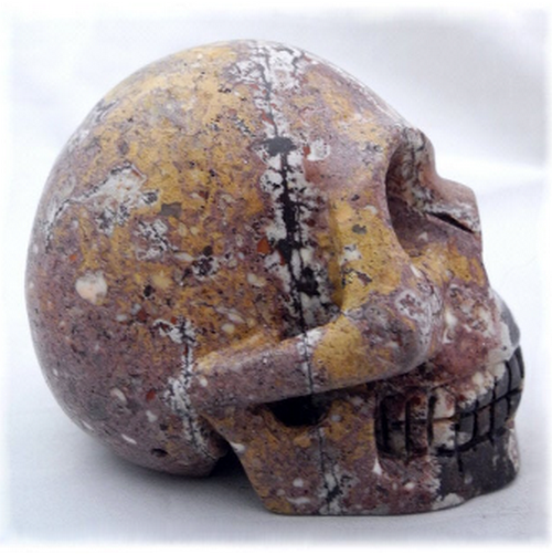 Raven's Carved 3" Sonoran Dendritic Agate Crystal Skull