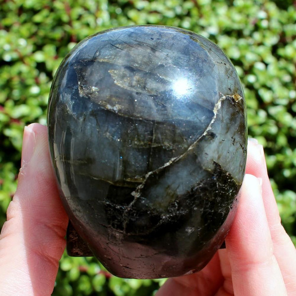 Labradorite Crystal Skull Carving 3.25"
