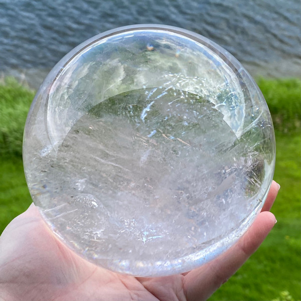 Giant 5.25" Clear Quartz Sphere Crystal Ball