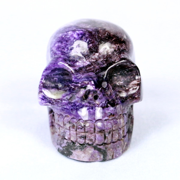Purple Charoite Crystal Skull Ultra Rare 2.2"