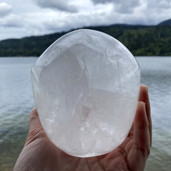 Raven's Clear Quartz High Definition Crystal Skull