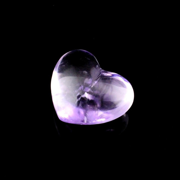 Amethyst Crystal Heart (1 piece)