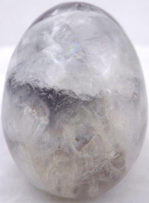 Raven's Beautiful Carved Banded Fluorite Crystal Skull