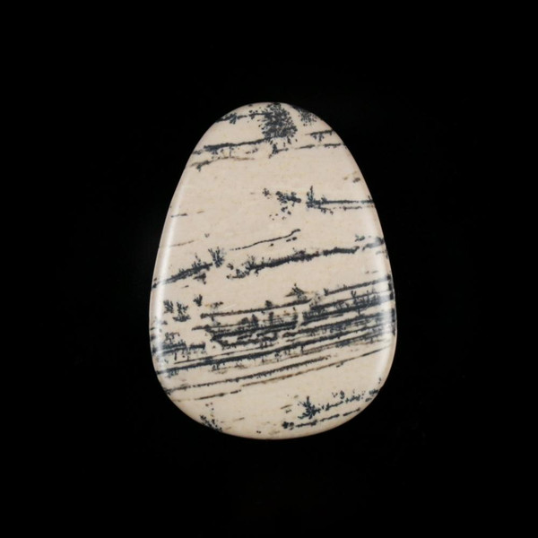 Dendrite Jasper Gemstone Pendant Bead