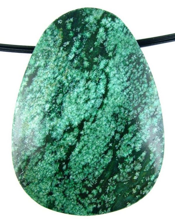 Verdite Gemstone Pendant Bead ( 1 Piece )