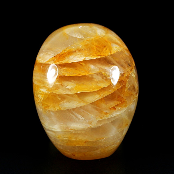 Golden Healer Quartz Crystal Skull Large 4.25"