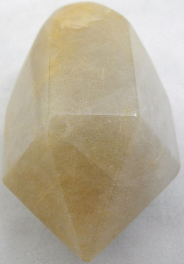 Raven's Heavily Rutilated Fine Hair Quartz Crystal Skull Wand