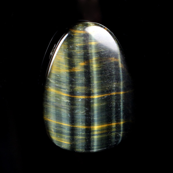 Blue Tiger Eye Gemstone Pendant Bead