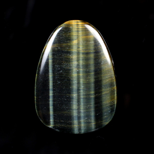 Blue Tiger Eye Gemstone Pendant Bead