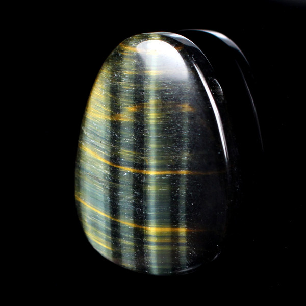 Blue Tiger Eye Gemstone Pendant Bead
