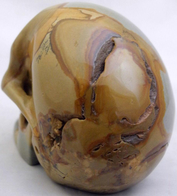 Raven's Wildhorse Picture Jasper Crystal Skull