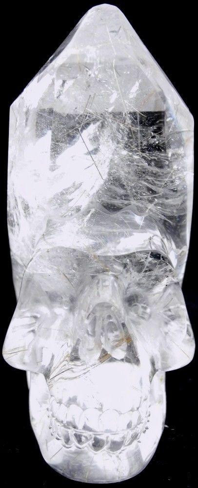 Raven's Rutilated Quartz Crystal Skull Generator