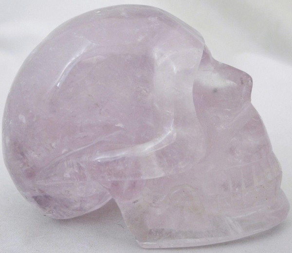 Raven's Carved Classic Style Amethyst Crystal Skull 4
