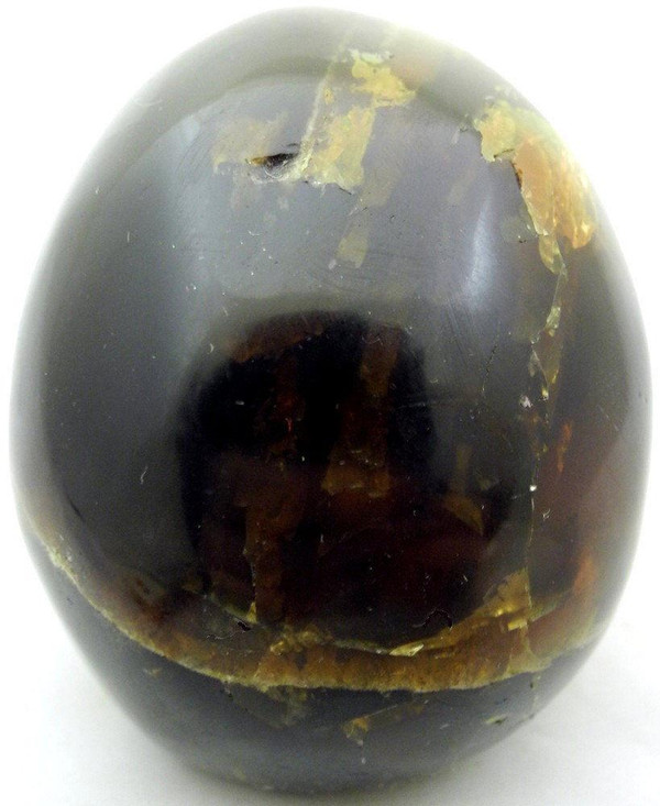 Raven's Hand Carved Classic Style Amber Crystal Skull