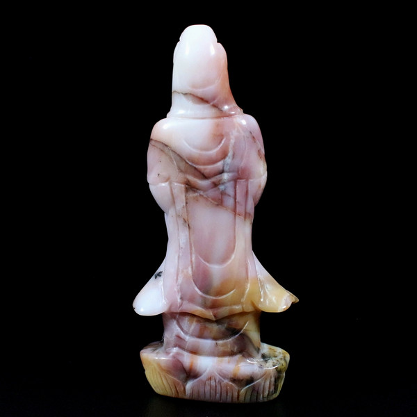 Hand Carved Vogesite Guanyin, Quan Yin Buddhist Statue