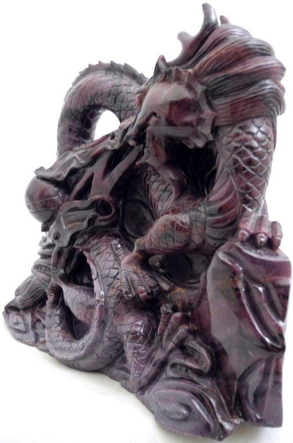 Gigantic Masterpiece Gem Sugilite Dragon Carving