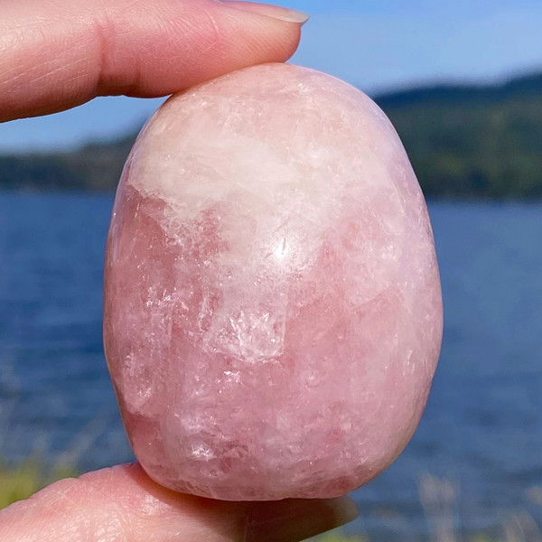 Raven's A+ Deep Gem Pink Emerald Morganite Beryl Crystal Skull
