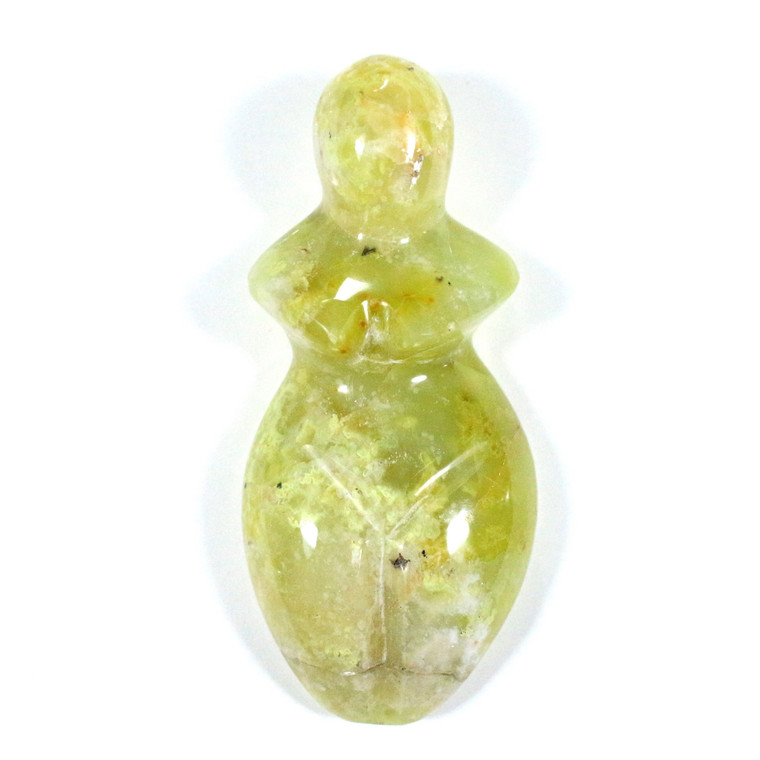Green Opal Gaia Mother Earth Goddess Carving