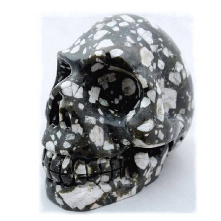 Raven's Hot Volcanic Porphyry Crystal Skull