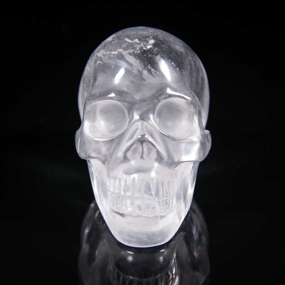 Amazing Clear Huge 5.1 Quartz Rock Crystal Carved Crystal Skull Coffee  Mug, Cup, 6.3 OZ Crystal Healing