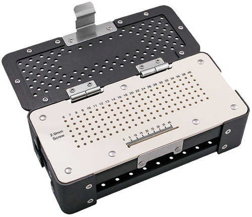 2.0mm Multi Screw Rack, Anodized Aluminum