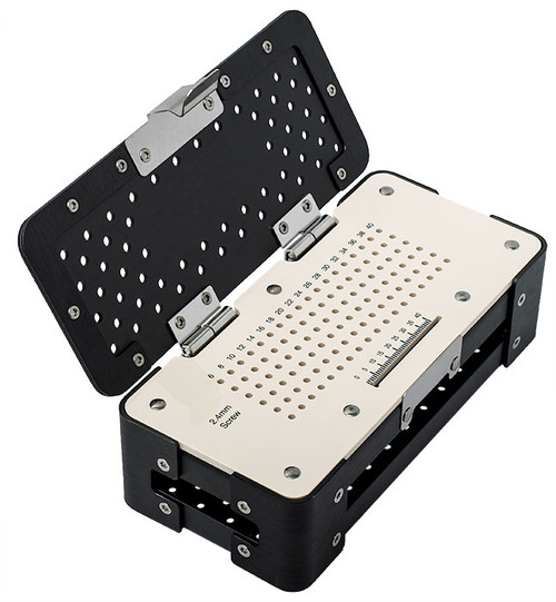 2.4mm Multi Screw Rack, Anodized Aluminum