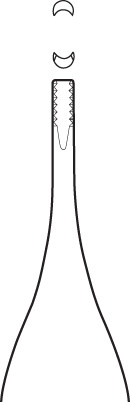 Aesculap Adson-Brown Tissue Forceps 7x8 Teeth 120mm, 4.75"