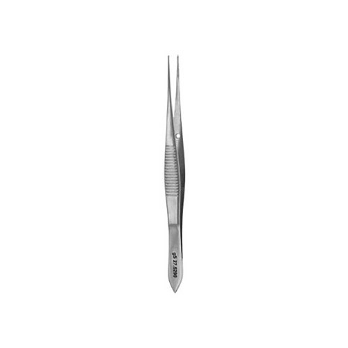 gSource Iris Forceps 4" Full Curved 1x2 Teeth