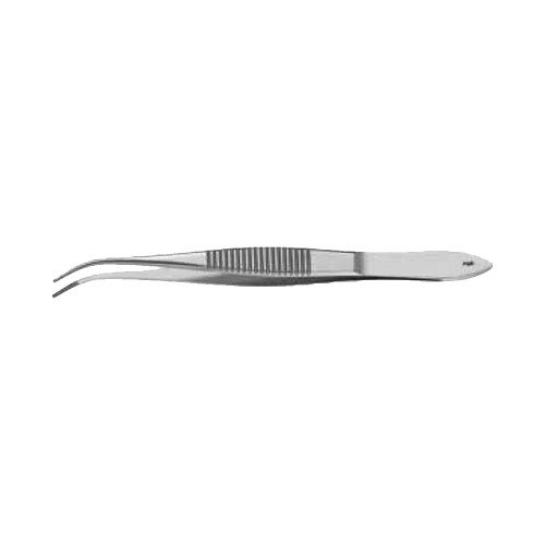 Aesculap Bracken Curved Iris Forceps 3.875IN (99mm)