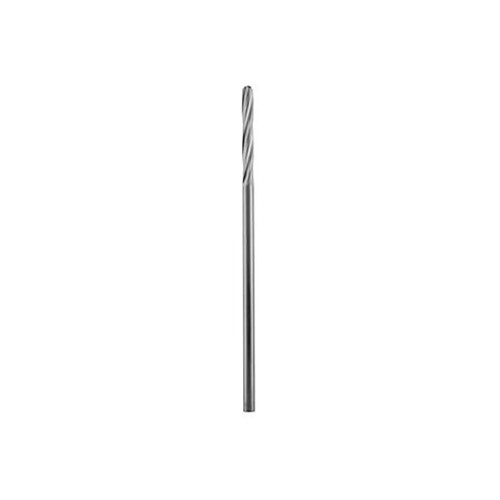gSource gDrill, Twist 5IN Straight Shank, 4 Flutes, DIA 2.0mm, Max ID 1.2mm Cannulation, 25mm Round End