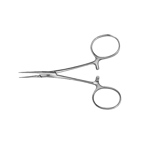 Aesculap Baby Hartmann Mosquito Artery Forceps 4IN (100mm) Straight, 1 x 2 Teeth
