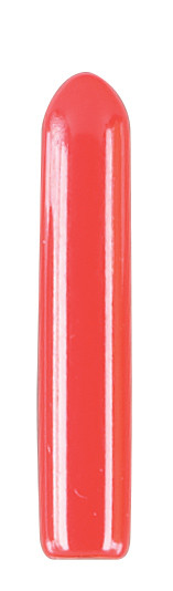 Integra-Miltex Tip-It TM Instrument Protector, Red 1/8" x 1" (3.2mm x 25.4mm), Non-Vented, Size Code 4 (50 Per Bag)