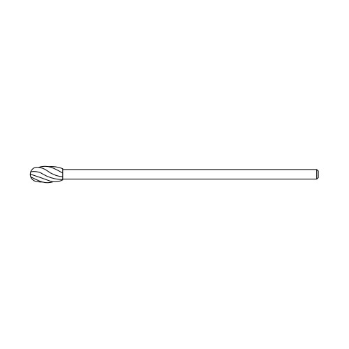 Long Carbide Oval Cutting Bur