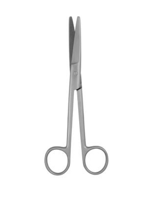 gSource Mayo Scissors 6 3/4 inch curved beveled left-handed