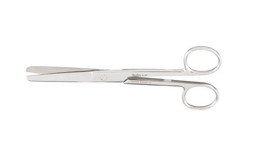 Integra-Miltex Operating Scissors,  6" (152mm), Standard Pattern, Straight, Blunt-Blunt Points