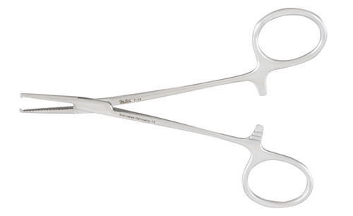 Integra-Miltex  Halsted Mosquito Forceps, 4.875" (123mm), Straight, 1 x 2 Teeth
